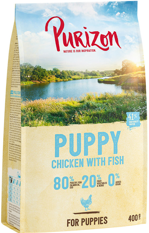 Purizon Puppy kuřecí s rybou bez obilovin 0,4 kg