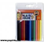 Koh-i-noor Voskové pastelky plasticolor 8732-12 ks barev – Zbozi.Blesk.cz