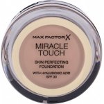 Max Factor Miracle Touch Skin Perfecting vysoce krycí make-up SPF30 045 warm Almond 11,5 g – Zboží Dáma