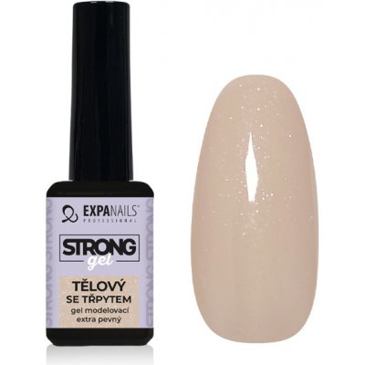 Expa-nails strong gel modelovací tělový se třpytem 11 ml – Zboží Mobilmania