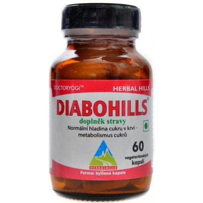 Herbal Hills Diabohills Bylinné kapsle 60 kapslí – Hledejceny.cz