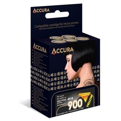 Accura Brother LC900Y - kompatibilní – Zbozi.Blesk.cz