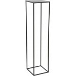 HowHomely STOJAN NA KVĚTINÁČ SIMPLE 100x24x24 cm ČERNÁ – Zboží Dáma