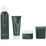 Rituals The Ritual of Jing sprchová pěna 200 ml + tělový krém 100 ml + tělový peeling 125 g + vonná svíčka 140 g – Zboží Dáma