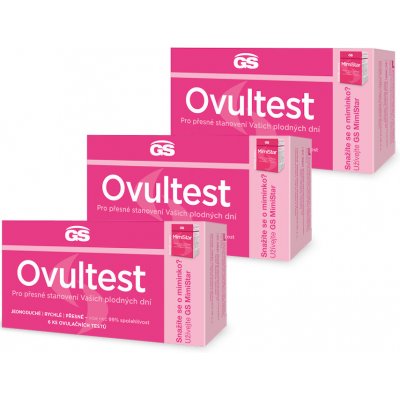 GS Ovultest 3 x 6 ks – Hledejceny.cz