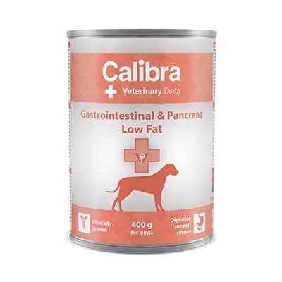 Calibra Veterinary Diets Dog Gastrointestinal & Pancreas Low Fat 400 g – Hledejceny.cz