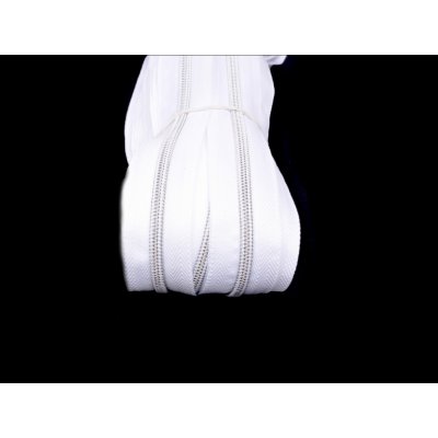 Prima-obchod Zip spirálový No 5 stříbrný metráž, barva Zip spirálový 5mm stříbrný metráž – Hledejceny.cz