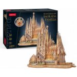 CUBICFUN 3D puzzle svítící Sagrada Família 696 ks – Zboží Mobilmania