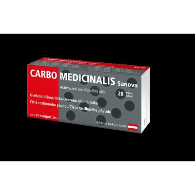 Carbo Medicinalis Sanova 20 tablet – Zboží Mobilmania