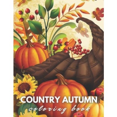 Country Winter Coloring Book: An Adult Coloring Book Featuring