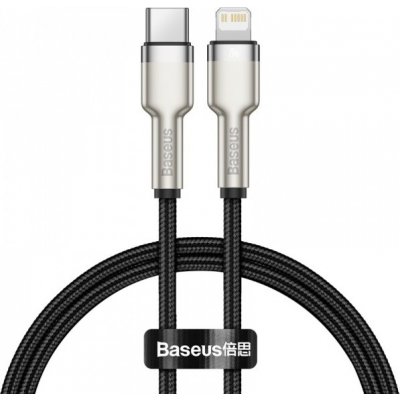 Baseus Cafule Series nabíjecí / datový kabel USB-C na Lightning PD 20W 0.25m, černá – Zboží Mobilmania