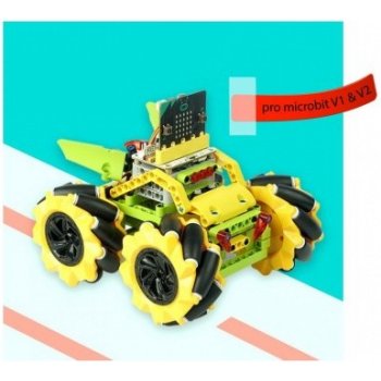 ElecFreaks Micro:bit Mecanum bugina s pohybem 360° bez modulu micro:bit Barva kol: žlutá