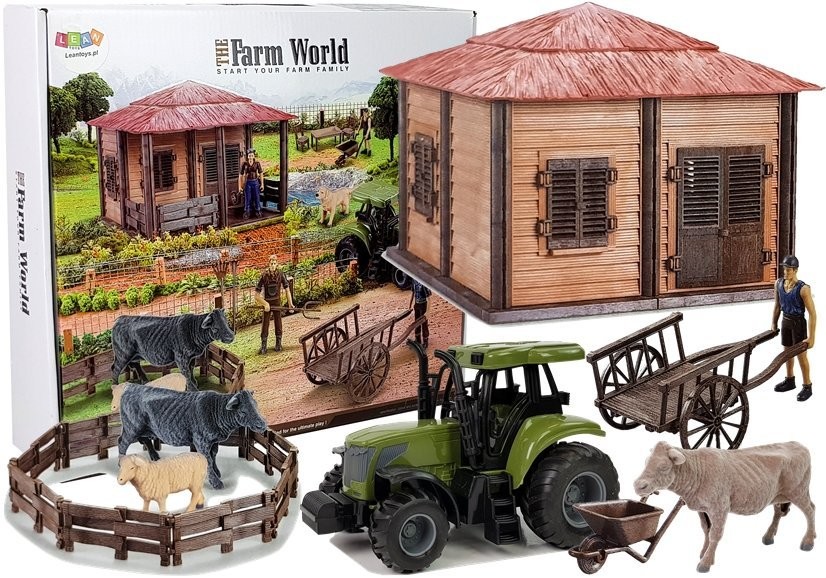 DIY Dětská farmářská stavebnice s traktorem