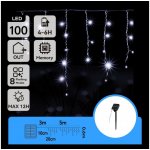 Aigostar LED Solární vánoční řetěz 100xLED 8 funkcí 8x0,6m IP65 studená bílá | AI0437 – Hledejceny.cz