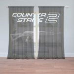 Sablio Záclony Counter Strike 2 AK: 2ks 150x250cm – Hledejceny.cz