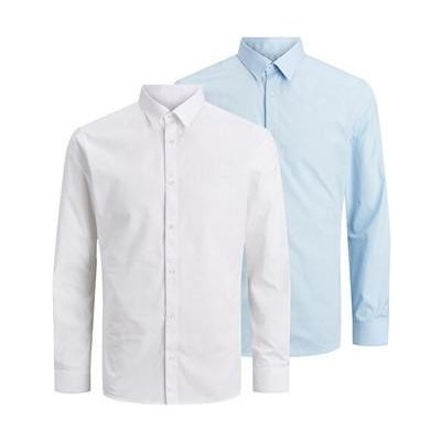Jack&Jones pánská košile JJJOE slim fit 2 pack 12182995 cashmere blue – Zboží Mobilmania