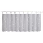 Vitrážní záclonka s poutky Voile 135x45cm bílá – Zboží Mobilmania