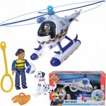 Simba Požárník Sam Policejní vrtulník figurka Rose a Radara – Zboží Mobilmania