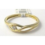 Klenoty Budín dámský zlatý prsten se zirkonem 4515045 – Zboží Dáma