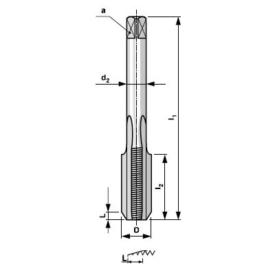 BUČOVICE TOOLS Závitník ruční sadový din 2181 m6x0,75 2n no i.(1140611) – Zboží Mobilmania