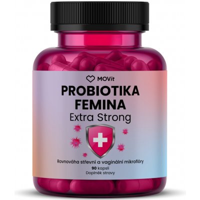 MOVit Probiotika Femina Extra Strong 90 kapslí – Hledejceny.cz