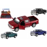 Kinsmart Chevrolet 2014 Silverado kov/plast 13cm 4 barvy na zpětné natažení – Zboží Dáma