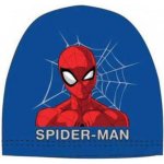 Dětská bavlněná jarní podzimní čepice pro chlapce Spiderman světlo modrá – Zboží Mobilmania