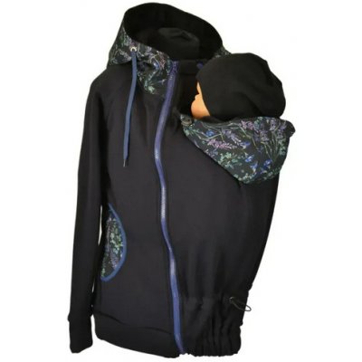 Shara nosící mikina černá/bylinky/tmavě modrá – Hledejceny.cz