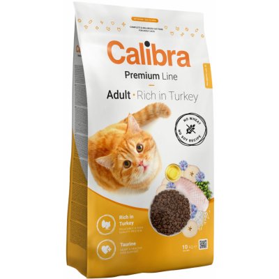 CALIBRA Cat Premium Line Adult Turkey 10 kg – Zboží Mobilmania