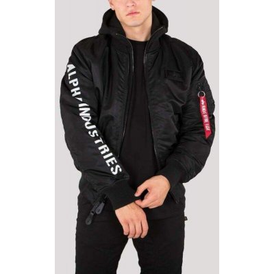 Alpha Industries MA-1 D-Tec SE černá/reflex černá – Zboží Dáma