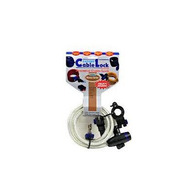 Oxford Cable Lock 1,8m x 12mm průhledná BS – Hledejceny.cz