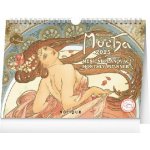 NOTIQUE Stolní Alfons Mucha 23,1 x 14,5 cm 2025 – Hledejceny.cz