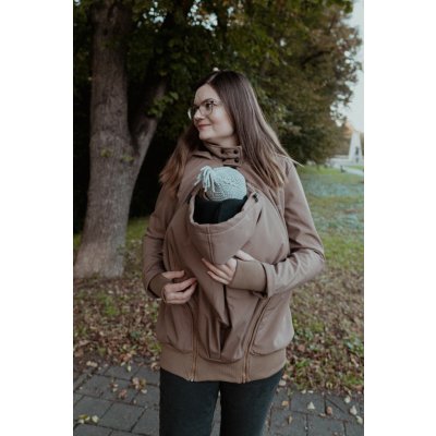 Neko slings Neko softshellová bunda 5v1 béžová – Zboží Mobilmania