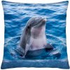 Dekorační povlak na polštáře Mybesthome animal 62 delfín 40 x 40 cm