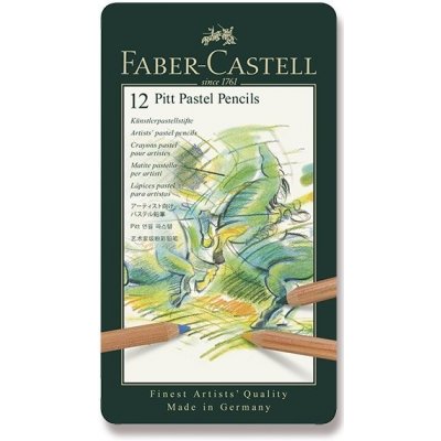 Faber Castell umělecké pastely v tužce Pitt Pastel 12 ks – Zboží Dáma