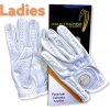 Golfová rukavice Golf Tracking PREMIUM Womens Golf Glove CABRETTA bílá levé XXL 2ks