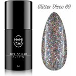 NANI gel lak One Step Glitter Disco 5 ml – Sleviste.cz