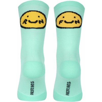 Pacific and Co. ponožky SMILE RUN Turquoise – Zboží Mobilmania
