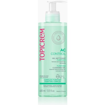 Topicrem AC Purifying Cleansing Gel hloubkově čisticí gel 400 ml – Zbozi.Blesk.cz