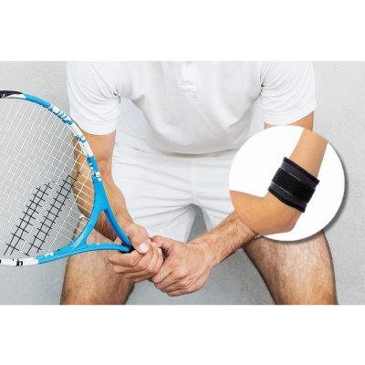 Deminas Speciální řemínek na tenisový loket se silikonovou vložkou