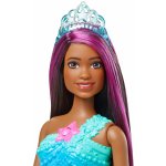 Barbie Blikající mořská panna brunetka – Zboží Dáma