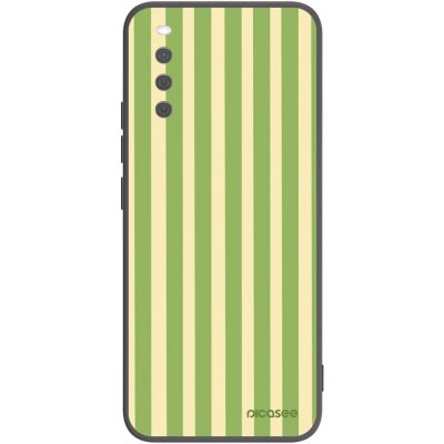 Picasee silikonový černý obal pro Sony Xperia 10 III Lines Matcha – Zboží Živě