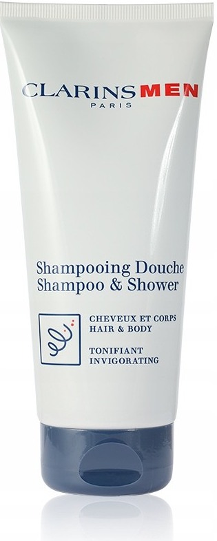 Clarins energizující šampon na vlasy a tělo pro muže 200 ml