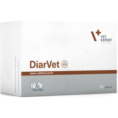 VetExpert Diarvet Small breed doplňky stravy pro psy a kočky 30 tablet – Hledejceny.cz