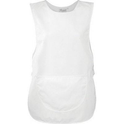 Premier Workwear Dámský tabard s velkou nakládanou kapsou Bílá S PW171 – Zboží Mobilmania