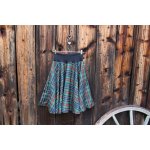 Kolová sukně Skotská zelená II. – Zboží Dáma