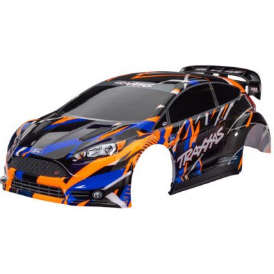 Traxxas 1:10 Ford Fiesta ST Rally VXL 4WD: Karoserie oranžová – Zboží Mobilmania