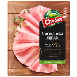 Chodura Šunka Gurmán nejvyšší jakosti 95% masa 100 g