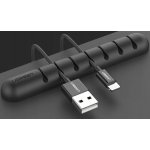 Ugreen LP114 50320 Samolepící kabelový organizér pro 7 kabelů černý – Zboží Živě