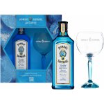 Bombay Sapphire Gin 40% 0,7 l (dárkové balení 1 sklenice) – Zboží Dáma